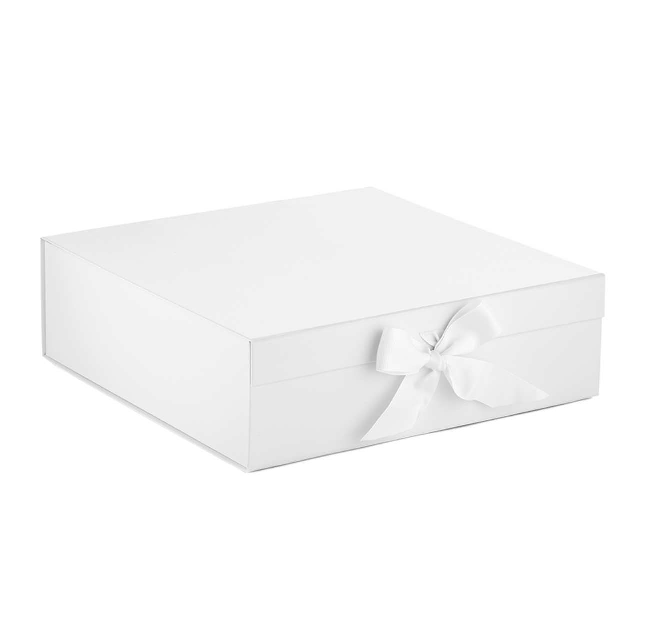 Large gift box with ribbon