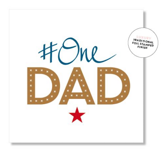 No. 1 dad gift card.