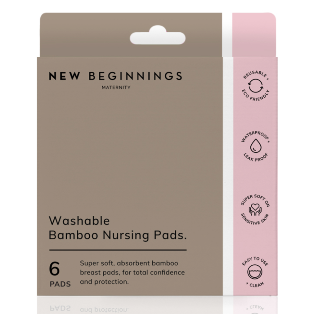 Washable Bamboo Nursing Pads (6pk)